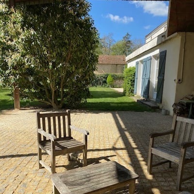Coin extérieur abrité